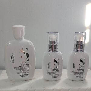 Semi Di Lino Diamond Illuminating Low Shampoo - White